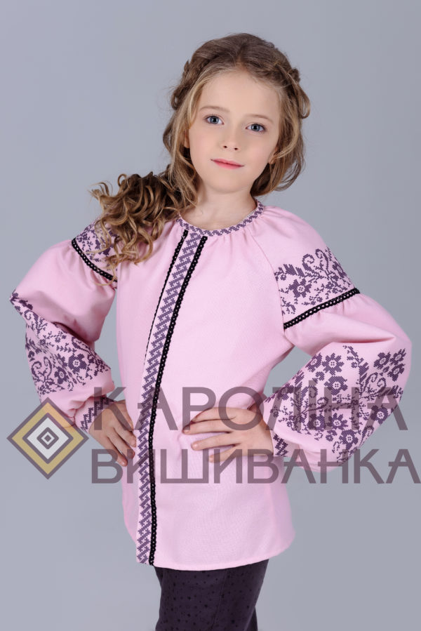 Заготовка на дитячу блузочку у стилі «бохо» під вишиття бісером/нитками, БД-003 - Зображення 3