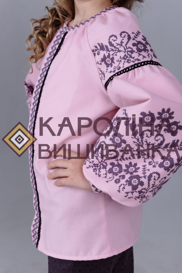 Заготовка на дитячу блузочку у стилі «бохо» під вишиття бісером/нитками, БД-003 - Зображення 2
