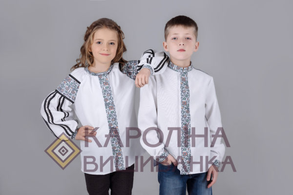 Заготовка на дитячу блузочку у стилі «бохо» під вишиття бісером/нитками, БД-006 - Зображення 2