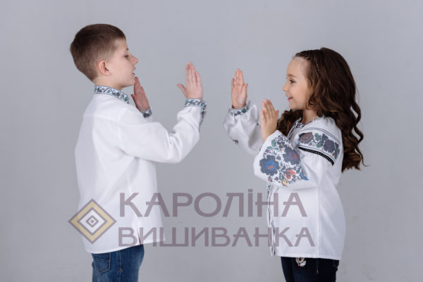 Заготовка на дитячу блузочку у стилі «бохо» під вишиття бісером/нитками, БД-007 - Зображення 2