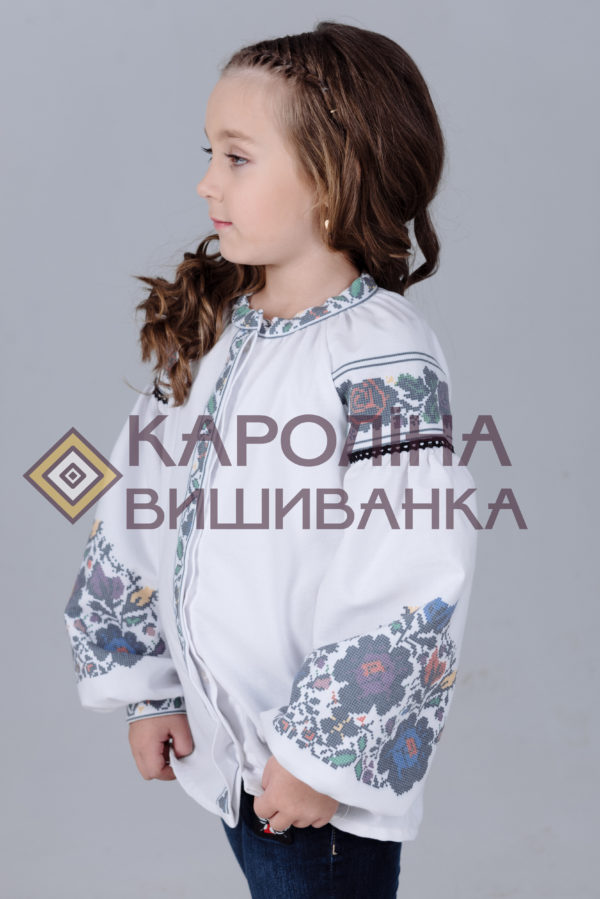 Заготовка на дитячу блузочку у стилі «бохо» під вишиття бісером/нитками, БД-007