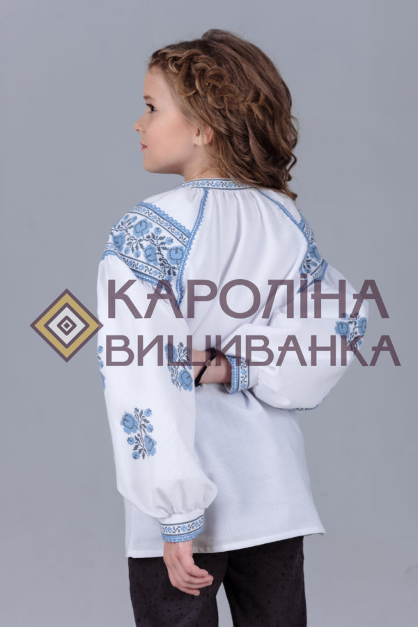 Заготовка на дитячу блузочку у стилі «бохо» під вишиття бісером/нитками, БД-013 - Зображення 2