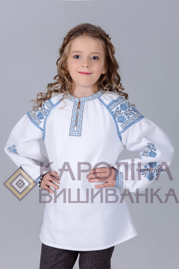Заготовка на дитячу блузочку у стилі «бохо» під вишиття бісером/нитками, БД-013
