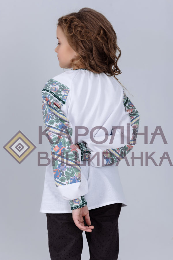 Заготовка на дитячу блузочку у стилі «бохо» під вишиття бісером/нитками, БД-015 - Зображення 2