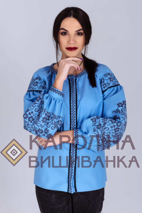 Заготовка на жіночу блузку у стилі «бохо» під вишиття бісером/нитками, БЖ-005