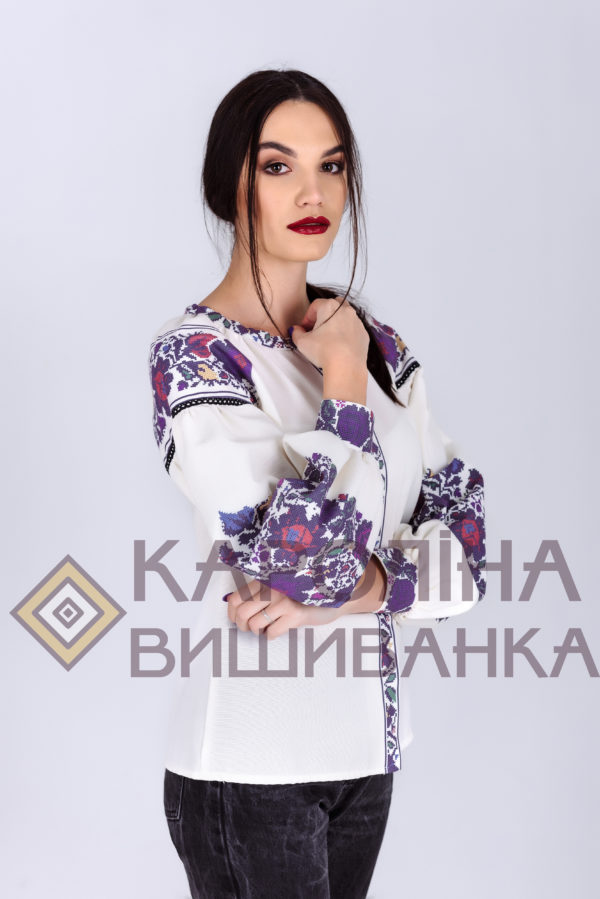 Заготовка на жіночу блузку у стилі «бохо» під вишиття бісером/нитками, БЖ-007