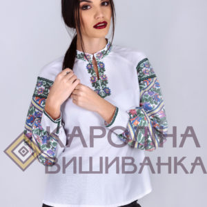 Заготовка на жіночу блузку у стилі «бохо» під вишиття бісером/нитками, БЖ-015