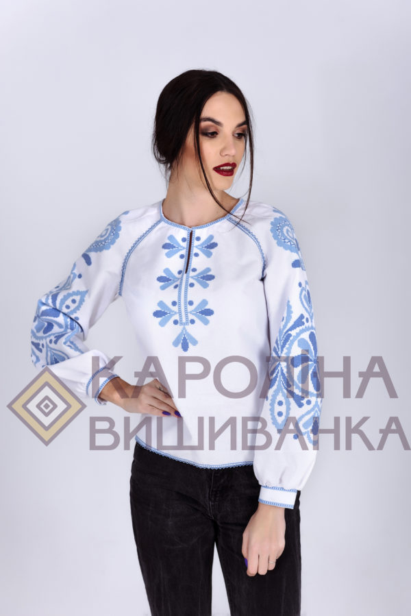 Заготовка на жіночу блузку у стилі «бохо» під вишиття бісером/нитками, БЖ-016