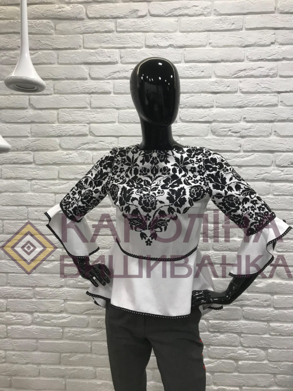Заготовка на жіночу блузку у стилі «бохо» під вишиття бісером/нитками, БЖ-020