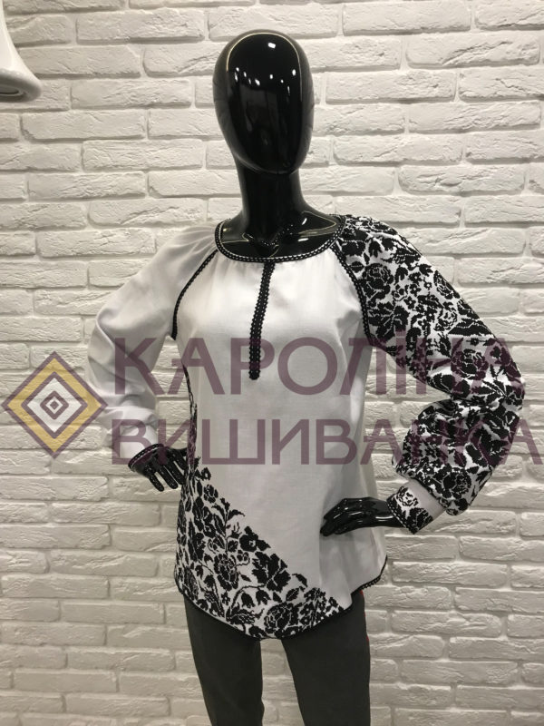 Заготовка на жіночу блузку у стилі «бохо» під вишиття бісером/нитками, БЖ-021