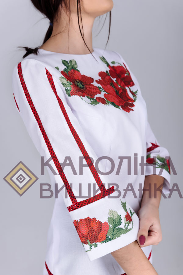 Заготовка на жіночу блузку у стилі «бохо» під вишиття бісером/нитками, БЖ-010 - Зображення 2