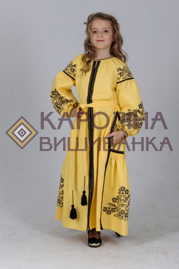 Заготовка на дитячу сукню у стилі «бохо» під вишиття бісером/нитками, ПД-001 - Зображення 2