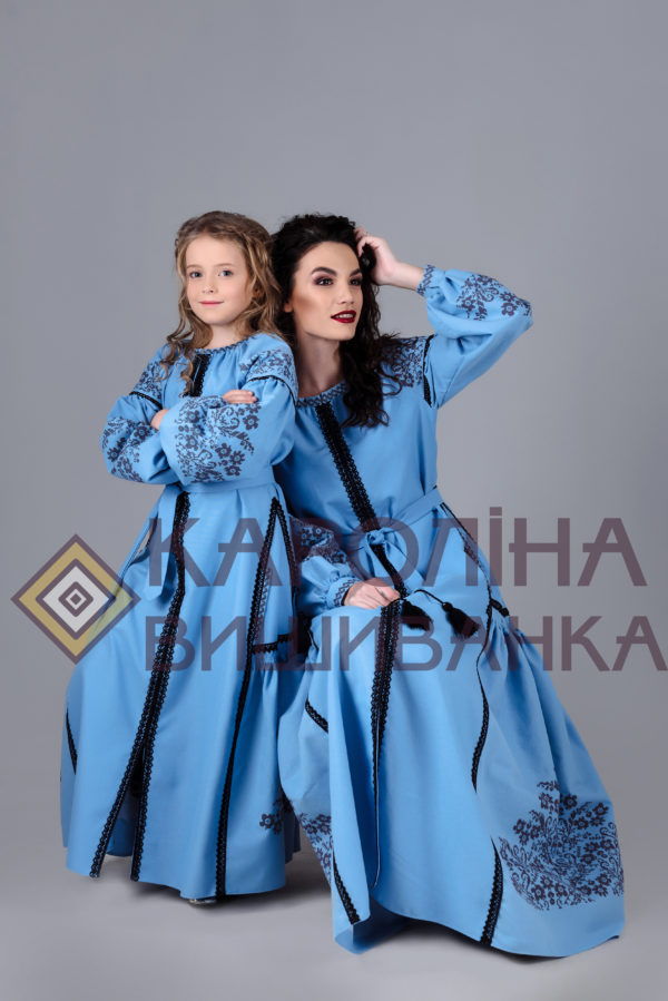 Заготовка на дитячу сукню у стилі «бохо» під вишиття бісером/нитками, ПД-005 - Зображення 2