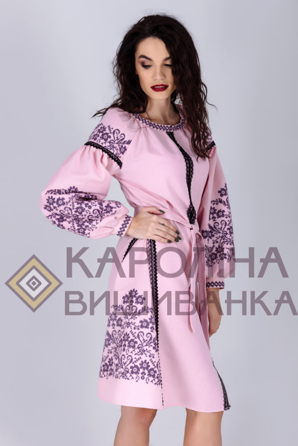 Заготовка на жіночу сукню у стилі «бохо» під вишиття бісером/нитками, ПЛ-003 - Зображення 2