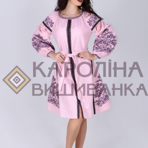 Заготовка на жіночу сукню у стилі «бохо» під вишиття бісером/нитками, ПЛ-003