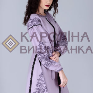 Заготовка на жіночу сукню у стилі «бохо» під вишиття бісером/нитками, ПЛ-004