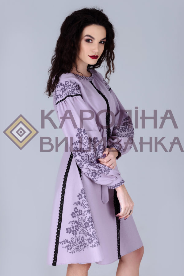 Заготовка на жіночу сукню у стилі «бохо» під вишиття бісером/нитками, ПЛ-004