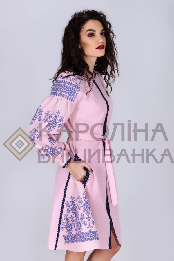 Заготовка на жіночу сукню у стилі «бохо» під вишиття бісером/нитками, ПЛ-008