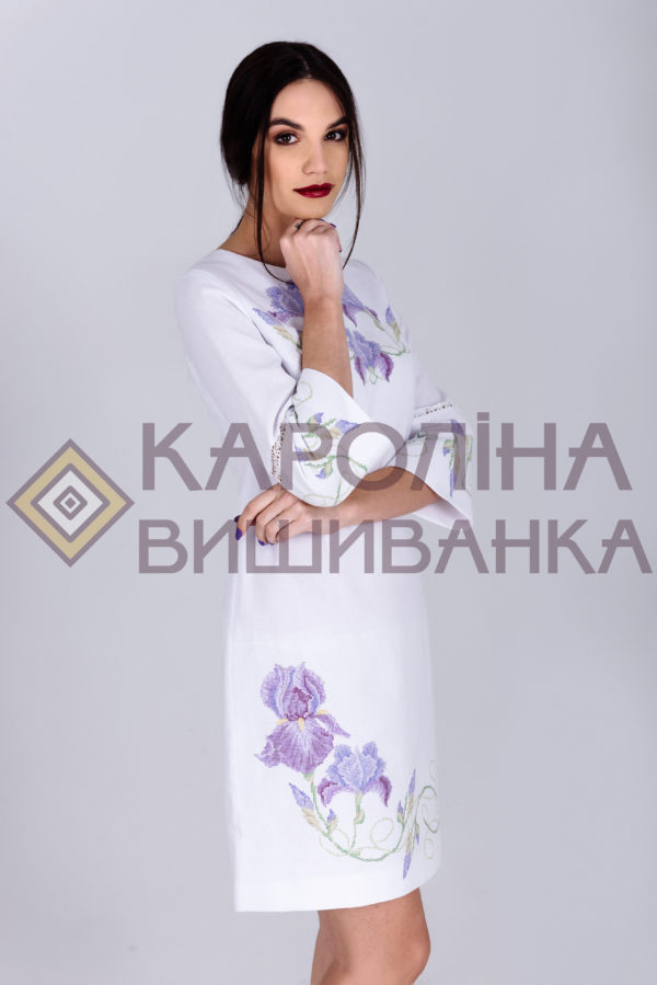 Заготовка на жіночу сукню під вишиття бісером/нитками, ПЛ-011 - Зображення 2
