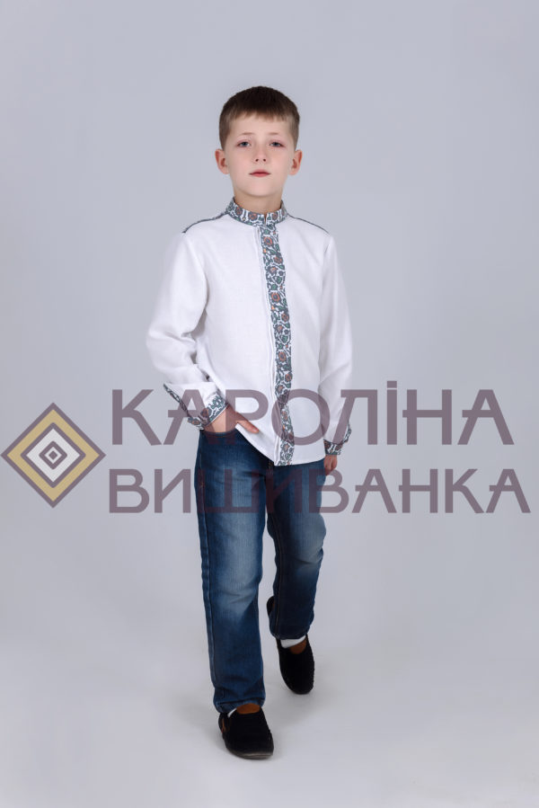 Заготовка на дитячу сорочку під вишиття бісером/нитками, СД-006 - Зображення 3