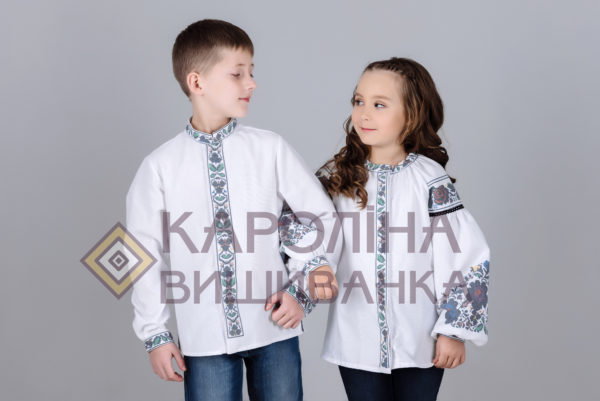 Заготовка на дитячу сорочку під вишиття бісером/нитками, СД-007 - Зображення 3