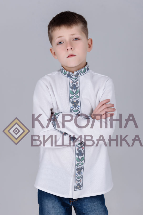 Заготовка на дитячу сорочку під вишиття бісером/нитками, СД-007
