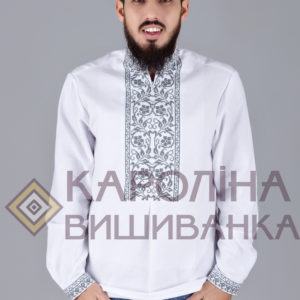Заготовка на чоловічу сорочку під вишиття бісером/нитками, СЧ-001