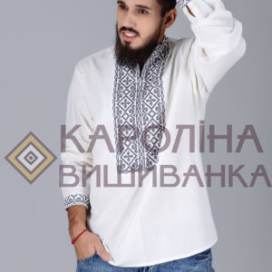 Заготовка на чоловічу сорочку під вишиття бісером/нитками, СЧ-002