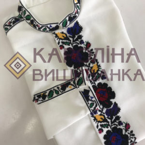 Заготовка на чоловічу сорочку під вишиття бісером/нитками, СЧ-007_2