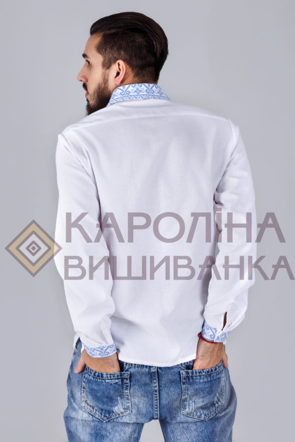 Заготовка на чоловічу сорочку під вишиття бісером/нитками, СЧ-008 - Зображення 2