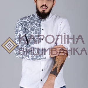 Заготовка на чоловічу сорочку під вишиття бісером/нитками, СЧ-010