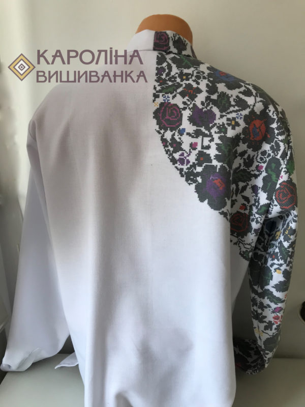 Заготовка на чоловічу сорочку під вишиття бісером/нитками, СЧ-010_1 - Зображення 3