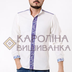 Заготовка на чоловічу сорочку під вишиття бісером/нитками, СЧ-014