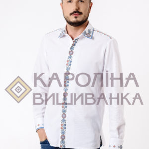 Заготовка на чоловічу сорочку під вишиття бісером/нитками, СЧ-022