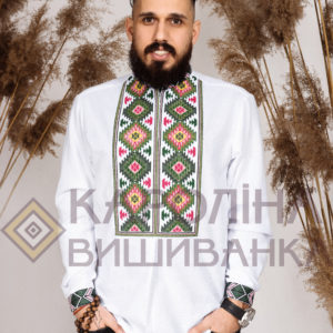 Заготовка на чоловічу сорочку під вишиття бісером/нитками, СЧ-033
