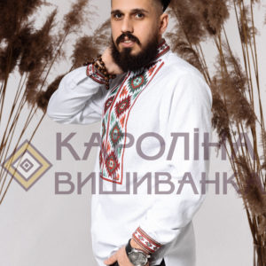 Заготовка на чоловічу сорочку під вишиття бісером/нитками, СЧ-035